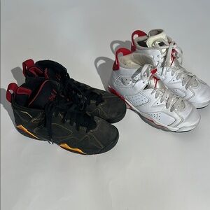 Kids' Black and White Jordans BUNDLE